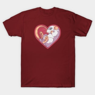 Heart Rat: Masked Gray T-Shirt